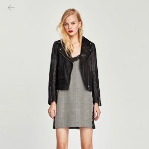lacey grey checkered slip tank/camisole dress